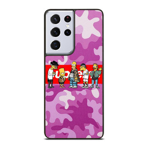 SUPREME THE SIMPSONS CAMO PURPLE Samsung Galaxy S21 Ultra Case Cover SUPREME THE SIMPSONS CAMO PURPLE Samsung Galaxy S21 Ultra Case Cover