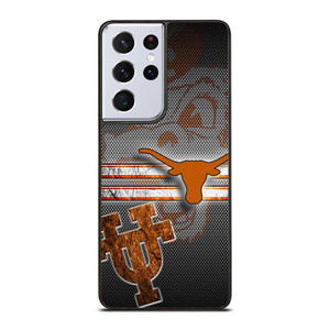 TEXAS LONGHORNS METAL SYMBOL Samsung Galaxy S21 Ultra Case Cover TEXAS LONGHORNS METAL SYMBOL Samsung Galaxy S21 Ultra Case Cover