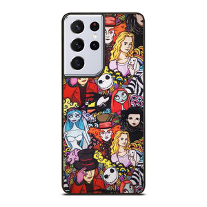 TIM BURTON HORROR MOVIE COLLAGE Samsung Galaxy S21 Ultra Case Cover TIM BURTON HORROR MOVIE COLLAGE Samsung Galaxy S21 Ultra Case Cover