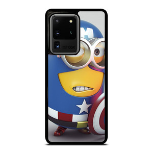 CAPTAIN AMERICA MINION CARTOON Samsung Galaxy S20 Ultra Case Cover