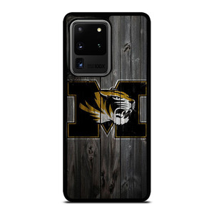 MISSOURI TIGERS FOOTBALL WOOD LOGO Samsung Galaxy S20 Ultra Case Cover