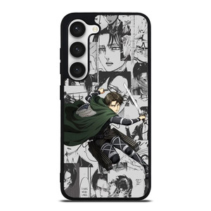 LEVI ACKERMAN ATTACK ON TITANS MANGA COLLAGE  Samsung Galaxy S23 Case Cover