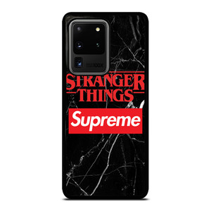 STRANGER THINGS X SUPREME LOGO Samsung Galaxy S20 Ultra Case Cover