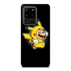 SUPER MARIO BROS X PIKACHU POKEMON Samsung Galaxy S20 Ultra Case Cover