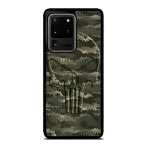 THE PUNISHER CAMO CARBON Samsung Galaxy S20 Ultra Case Cover THE PUNISHER CAMO CARBON Samsung Galaxy S20 Ultra Case Cover