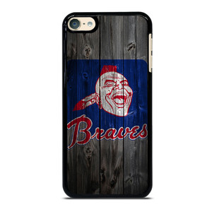 ATLANTA BRAVES BASEBALL WOODEN SYMBOL iPod 6 Case Cover ATLANTA BRAVES BASEBALL WOODEN SYMBOL iPod 6 Case Cover