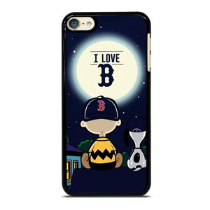 BOSTON RED SOX CHARLIE BROWN SNOOPY iPod 6 Case Cover BOSTON RED SOX CHARLIE BROWN SNOOPY iPod 6 Case Cover