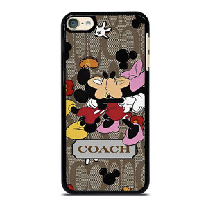 COACH NEW YORK MICKEY MOUSE KISSING iPod 6 Case Cover COACH NEW YORK MICKEY MOUSE KISSING iPod 6 Case Cover