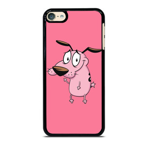 COURAGE THE COWARDLY DOG CARTOON PINK iPod 6 Case Cover COURAGE THE COWARDLY DOG CARTOON PINK iPod 6 Case Cover