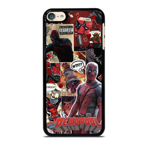 DEADPOOL SUPERHERO COLLAGE iPod 6 Case Cover DEADPOOL SUPERHERO COLLAGE iPod 6 Case Cover