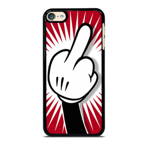DISNEY MICKEY MOUSE MIDDLE FINGER FUNNY iPod 6 Case Cover DISNEY MICKEY MOUSE MIDDLE FINGER FUNNY iPod 6 Case Cover