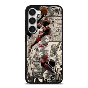MICHAEL JORDAN MANGA ART Samsung Galaxy S23 Case Cover MICHAEL JORDAN MANGA ART Samsung Galaxy S23 Case Cover
