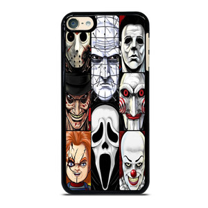 HORROR MOVIES CHARACTERS COLLAGE 2 iPod 6 Case Cover HORROR MOVIES CHARACTERS COLLAGE 2 iPod 6 Case Cover
