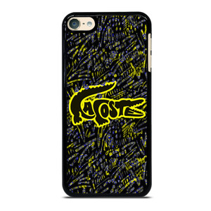 LACOSTE YELLOW PATTERN iPod 6 Case Cover LACOSTE YELLOW PATTERN iPod 6 Case Cover