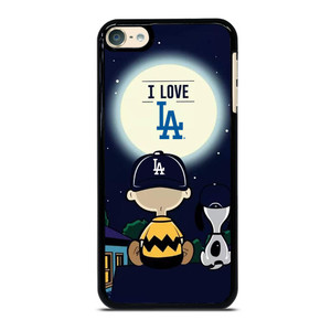 LOS ANGELES DODGERS CHARLIE BROWN SNOOPY iPod 6 Case Cover LOS ANGELES DODGERS CHARLIE BROWN SNOOPY iPod 6 Case Cover