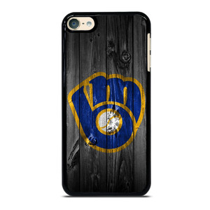 MILWAUKEE BREWERS BASEBALL WOOD LOGO iPod 6 Case Cover MILWAUKEE BREWERS BASEBALL WOOD LOGO iPod 6 Case Cover