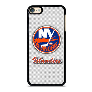 NEW YORK ISLANDERS BADGE CARBON iPod 6 Case Cover NEW YORK ISLANDERS BADGE CARBON iPod 6 Case Cover