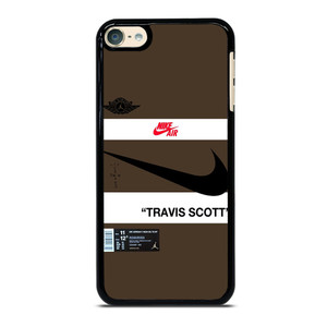 NIKE AIR JORDAN TRAVIS SCOTT BROWN iPod 6 Case Cover NIKE AIR JORDAN TRAVIS SCOTT BROWN iPod 6 Case Cover