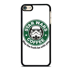STARBUCKS COFFEE STAR WARS MAY THE FROTH BE WITH YOU iPod 6 Case Cover