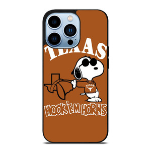 TEXAS LONGHORNS FOOTBALL SNOOPY iPhone 13 Pro Max Case Cover