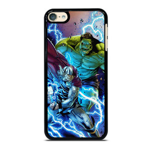 THOR VS HULK MARVEL CARTOON iPod 6 Case Cover