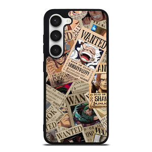 ONE PIECE POSTER WANTED COLLAGE Samsung Galaxy S23 Case Cover ONE PIECE POSTER WANTED COLLAGE Samsung Galaxy S23 Case Cover