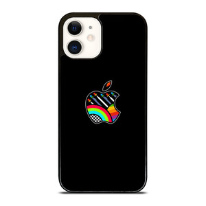 APPLE RAINBOW LOGO iPhone 12 Case Cover APPLE RAINBOW LOGO iPhone 12 Case Cover