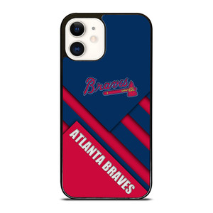 ATLANTA BRAVES BASEBALL ABSTRACT LOGO  iPhone 12 Case Cover