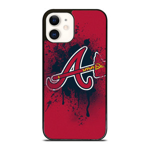 ATLANTA BRAVES BRUSHED SYMBOL  iPhone 12 Case Cover
