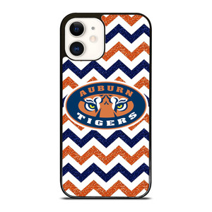 AUBURN TIGERS FOOTBALL STRIPE LOGO  iPhone 12 Case Cover