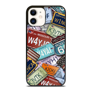 CLASSIC AMERICAN CAR PLATE iPhone 12 Case Cover CLASSIC AMERICAN CAR PLATE iPhone 12 Case Cover