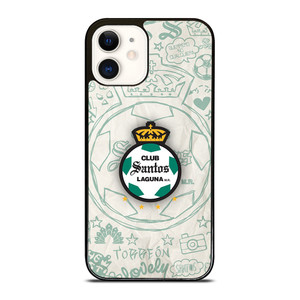 CLUB SANTOS LAGUNA SCRIBBLE LOGO  iPhone 12 Case Cover