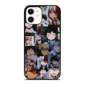 DEKU TODOROKI BAKUGO MY HERO ACADEMIA COLLAGE iPhone 12 Case Cover DEKU TODOROKI BAKUGO MY HERO ACADEMIA COLLAGE iPhone 12 Case Cover