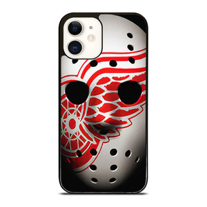 DETROIT RED WINGS JASON VOORHEES MASK iPhone 12 Case Cover DETROIT RED WINGS JASON VOORHEES MASK iPhone 12 Case Cover