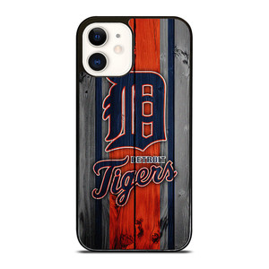 DETROIT TIGERS FOOTBALL WOOD LOGO  iPhone 12 Case Cover