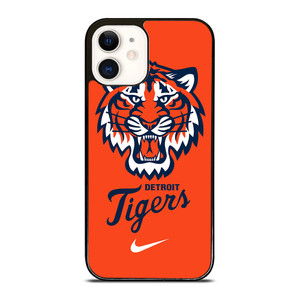 DETROIT TIGERS NIKE SYMBOL iPhone 12 Case Cover DETROIT TIGERS NIKE SYMBOL iPhone 12 Case Cover