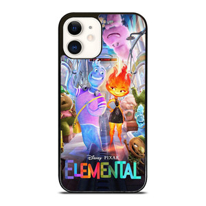 DISNEY PIXAR ELEMENTAL POSTER iPhone 12 Case Cover DISNEY PIXAR ELEMENTAL POSTER iPhone 12 Case Cover