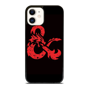 DUNGEONS AND DRAGONS LOGO BLACK  iPhone 12 Case Cover