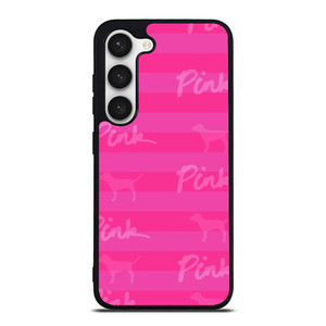 PINK NATION LUXE DOG STRIPE Samsung Galaxy S23 Case Cover PINK NATION LUXE DOG STRIPE Samsung Galaxy S23 Case Cover