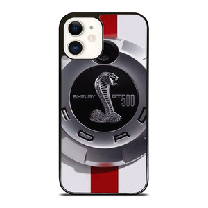 FORD MUSTANG SHELBY GT 500 STRIPE EMBLEM iPhone 12 Case Cover FORD MUSTANG SHELBY GT 500 STRIPE EMBLEM iPhone 12 Case Cover