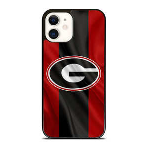 GEORGIA BULLDOGS FOOTBALL FLAG iPhone 12 Case Cover GEORGIA BULLDOGS FOOTBALL FLAG iPhone 12 Case Cover