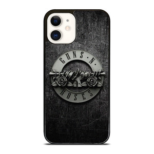GUNS N ROSES METAL LOGO iPhone 12 Case Cover GUNS N ROSES METAL LOGO iPhone 12 Case Cover