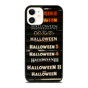 HALLOWEEN MOVIE BLU RAY COLLECTION iPhone 12 Case Cover HALLOWEEN MOVIE BLU RAY COLLECTION iPhone 12 Case Cover