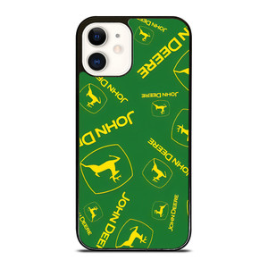 JOHN DEERE LOGO COLLAGE iPhone 12 Case Cover JOHN DEERE LOGO COLLAGE iPhone 12 Case Cover