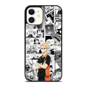 KEI TSUKISHIMA HAIKYUU ANIME COLLAGE  iPhone 12 Case Cover