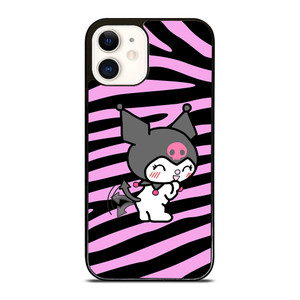 KUROMI ZEBRA PATTERN  iPhone 12 Case Cover