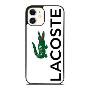 LACOSTE CROCODILE LOGO iPhone 12 Case Cover LACOSTE CROCODILE LOGO iPhone 12 Case Cover