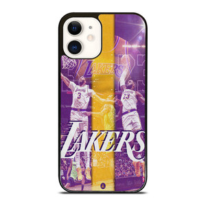 LEBRON JAMES X ANTHONY DAVIS LA LAKERS iPhone 12 Case Cover LEBRON JAMES X ANTHONY DAVIS LA LAKERS iPhone 12 Case Cover
