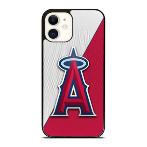 LOS ANGELES ANGELS CARBON EMBLEM iPhone 12 Case Cover LOS ANGELES ANGELS CARBON EMBLEM iPhone 12 Case Cover