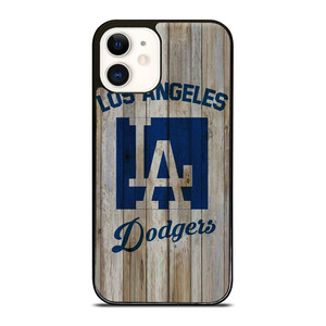 LOS ANGELES DODGERS WHITE WOOD  iPhone 12 Case Cover